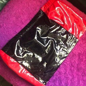 Women’s Red and Black Tube Top